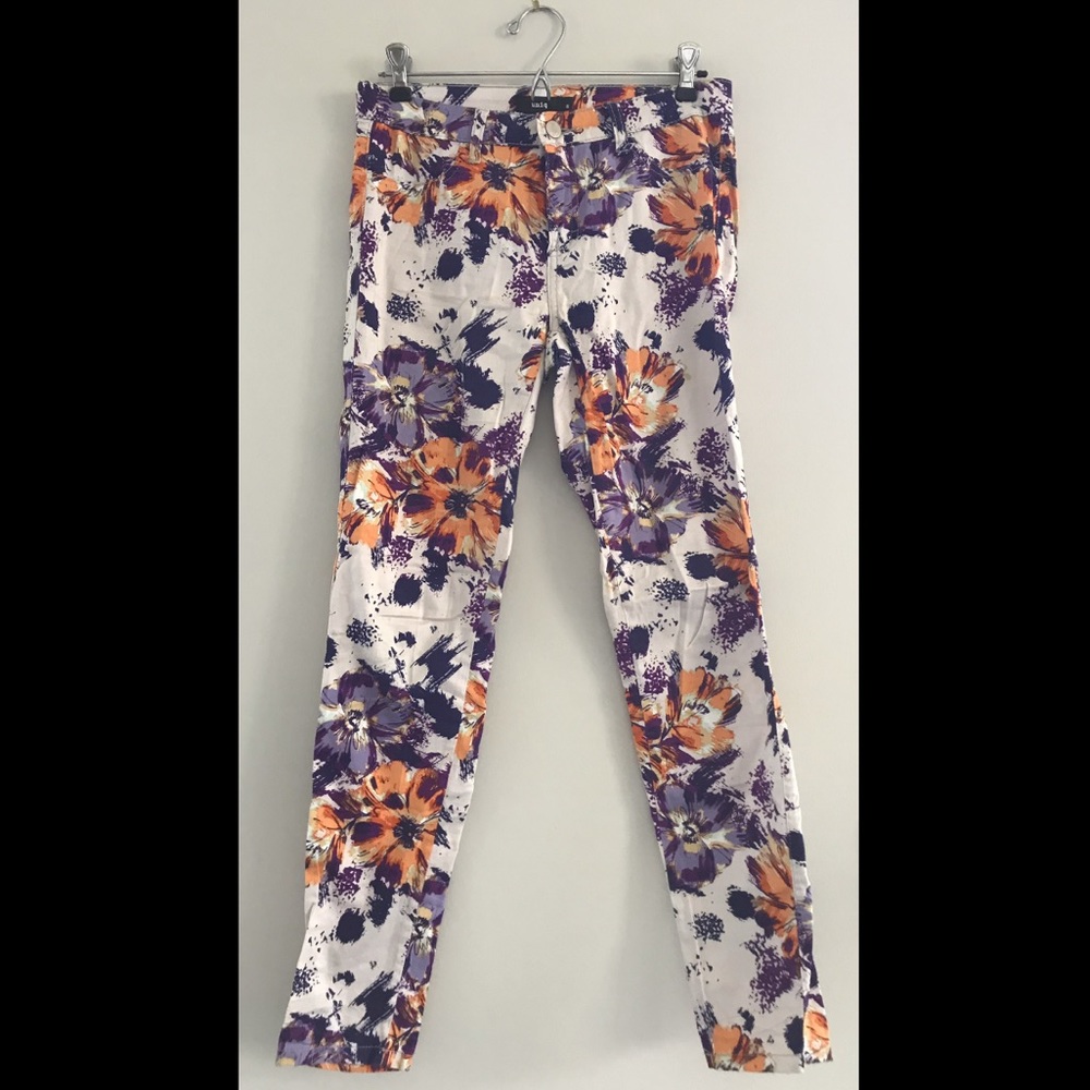 Floral Fabric Pants